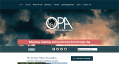 Desktop Screenshot of oregonpotters.org